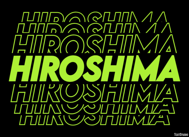 Hiroshima Efekt tekstowy