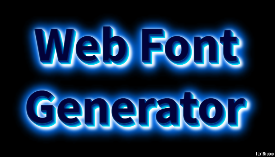 Web Font Generator Text Effect