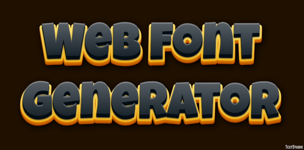 Web Font Generator Text Effect