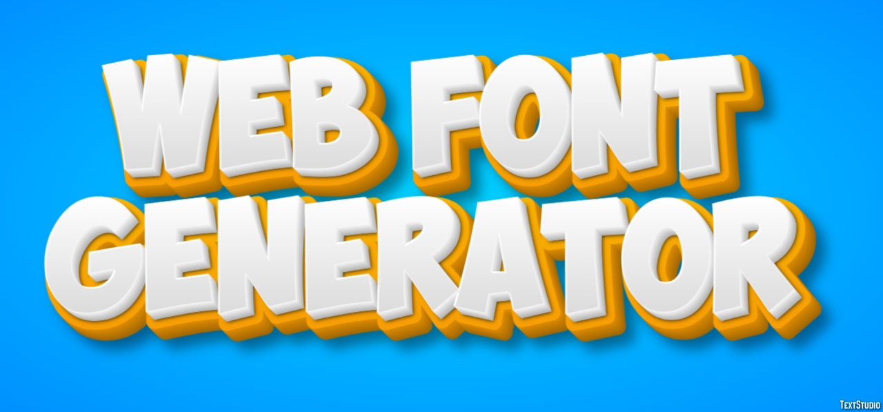 Web Font Generator Text Effect