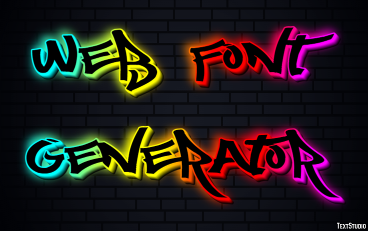 Web Font Generator Text Effect