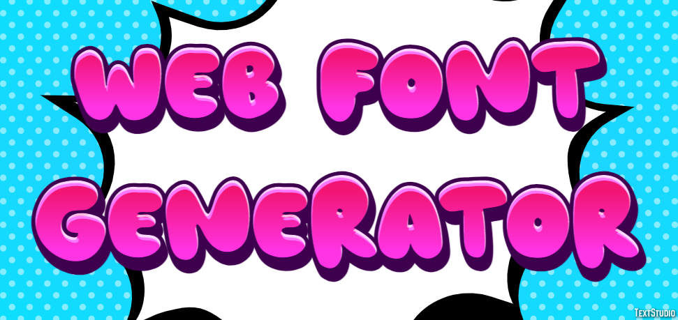 Web Font Generator Text Effect