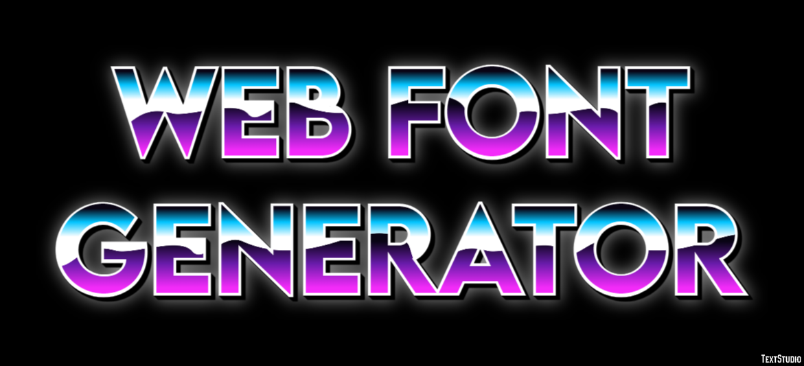 Web Font Generator Text Effect