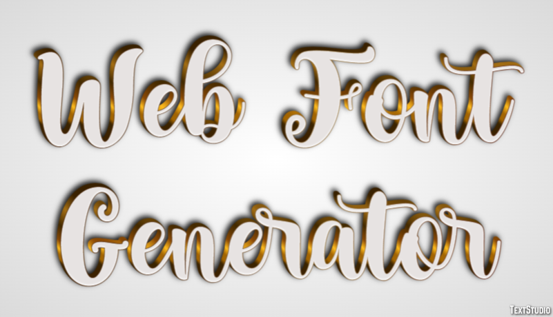 Web Font Generator Text Effect