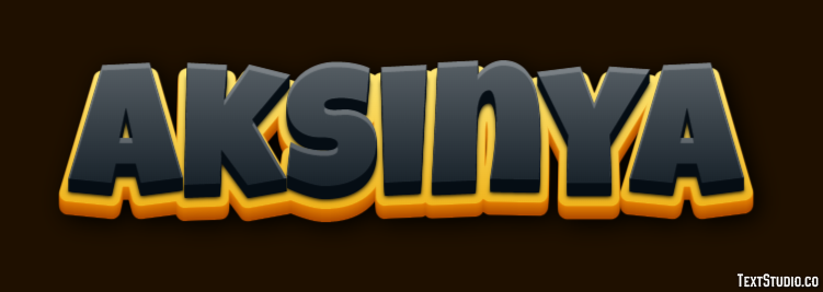 Aksinya Текстовый эффект