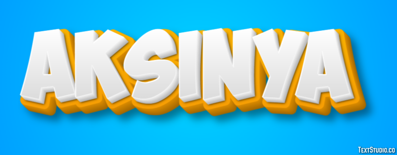 Aksinya Текстовый эффект