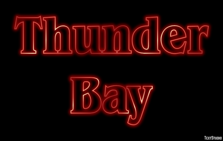 Thunder Bay テキスト効果