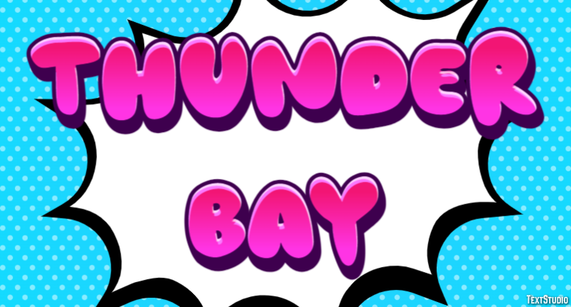 Thunder Bay Efekt tekstowy