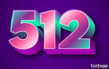 512 Text Effect