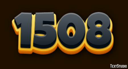 1508 Tekst Effect