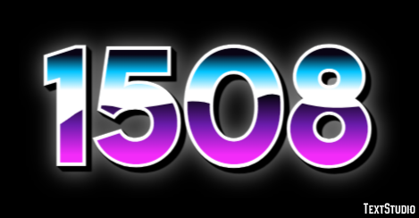 1508 Tekst Effect