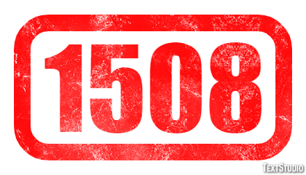 1508 Tekst effect