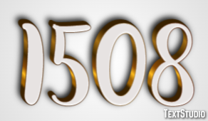 1508 Tekst effect