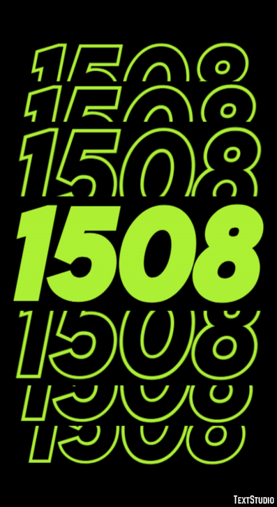 1508 Tekst Effect