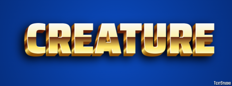 Creature Text Effect