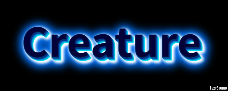 Creature Text Effect