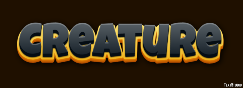 Creature Text Effect