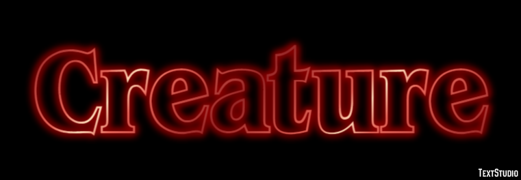 Creature Efecto de Texto