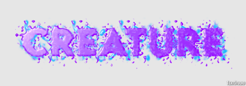 Creature Efecto de Texto