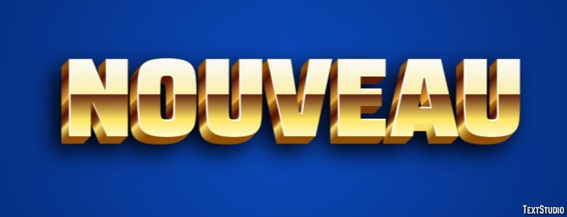 Nouveau Tekst Effect