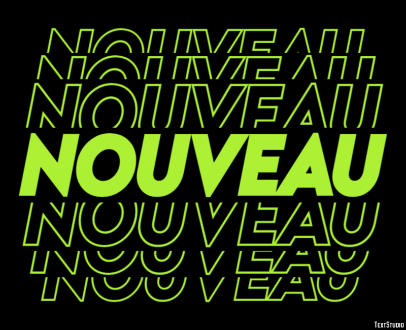 Nouveau Effet de Texte