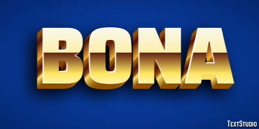 Bona Text effect