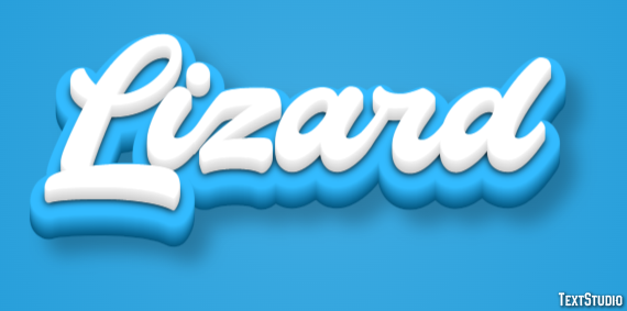 Lizard Efecto de Texto