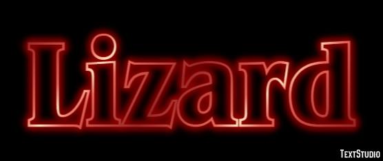 Lizard Efekt tekstowy