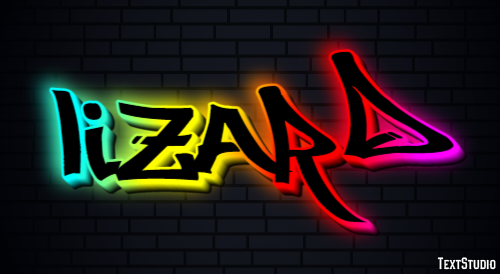 Lizard Text effect