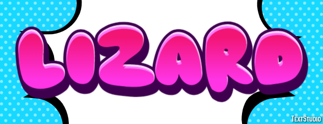 Lizard Text effect