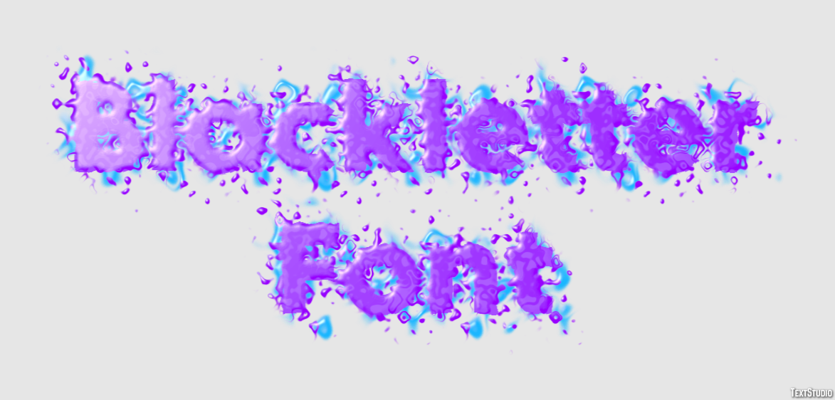 Blackletter Font Efecto de Texto