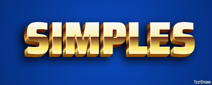 Simples Efeito de texto