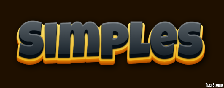 Simples Efeito de texto