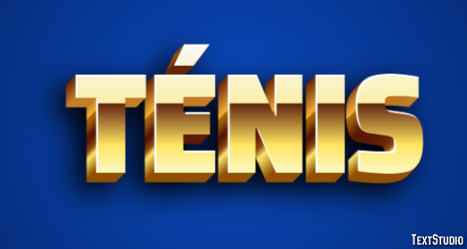 Ténis Tekst effect