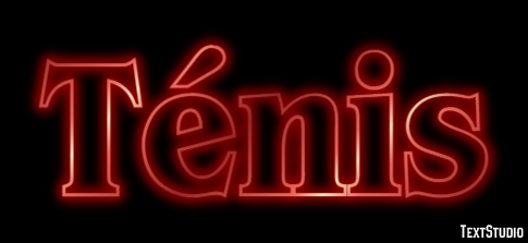 Ténis Tekst effect