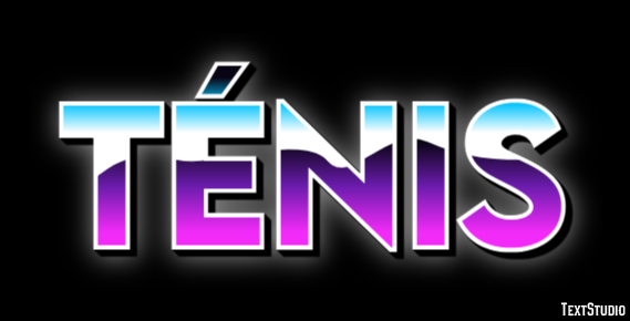 Ténis Tekst effect