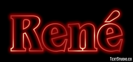 René テキスト効果