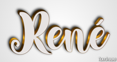René テキスト効果