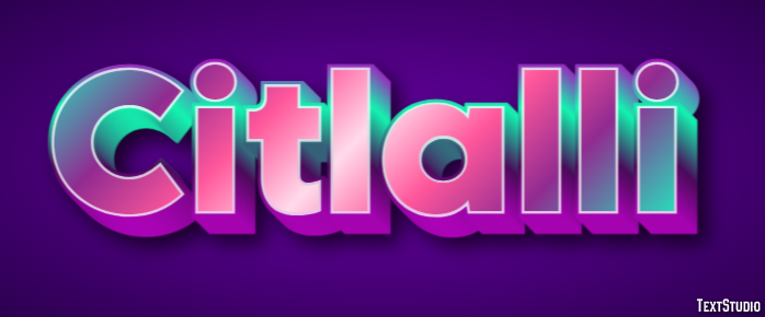 Citlalli Tekst Effect