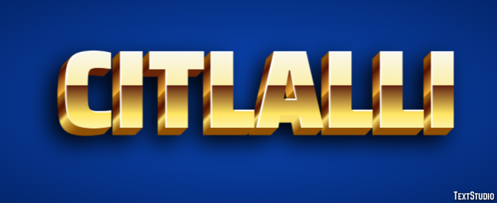 Citlalli Text effect