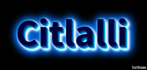Citlalli Text effect