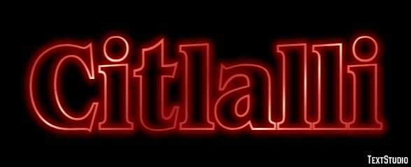 Citlalli Text effect