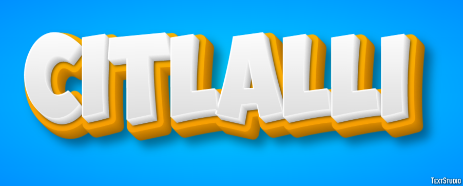 Citlalli Text effect