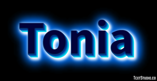 Tonia Effetto testo