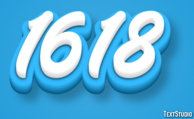 1618 Efeito de texto