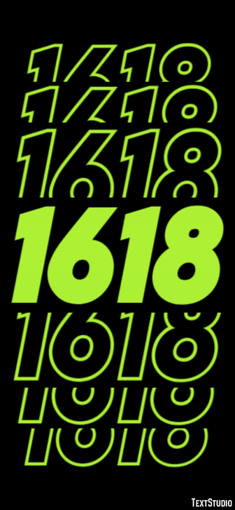 1618 Efecto de Texto