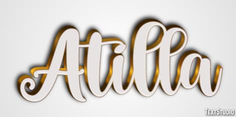 Atilla Texteffekt