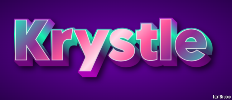 Krystle Effetto testo