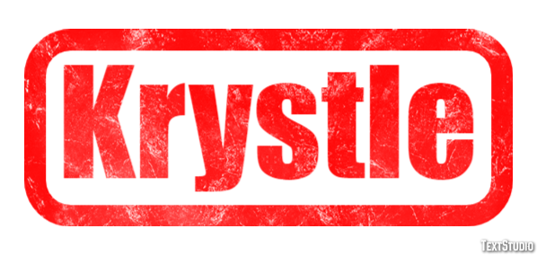 Krystle Effetto testo