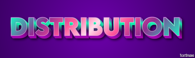 Distribution Text Effect